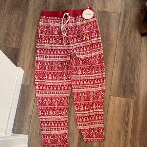 Little sleepies reindeer cheer Mens NWT large pants